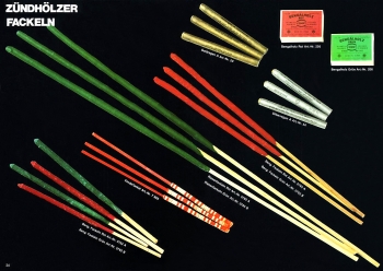 Riesenfackel, rot bzw. grün