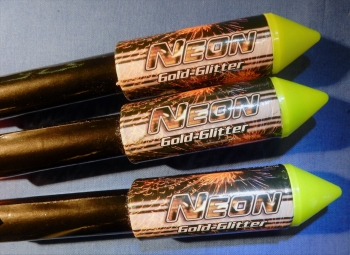 Neon (Gold Glitter Rakete)