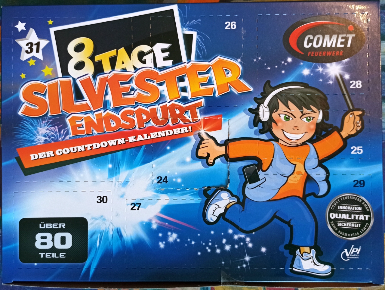 FEUERWERK.net Datenbank  Comet Feuerwerk Silvester Endspurt Kalender