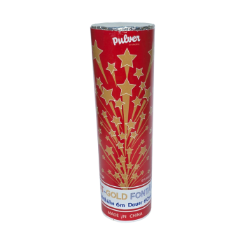 6m Rot-Gold Fontäne