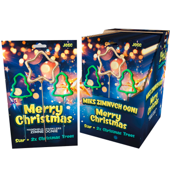 Miks Zimnych Ogni - Merry Christmas (3er Sortiment)
