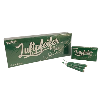 Luftpfeifer Grün (10er Set)
