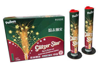 Glitzer Star (4er Set)