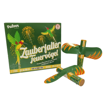 Zauberfalter Feuervögel (2er Set)