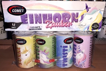 Einhorn Zauber (4er Tisch.FW-Sortiment)