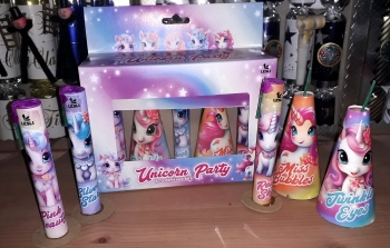 Unicorn Party 5er Fontänen Set (Artikelnr. 6639700250)