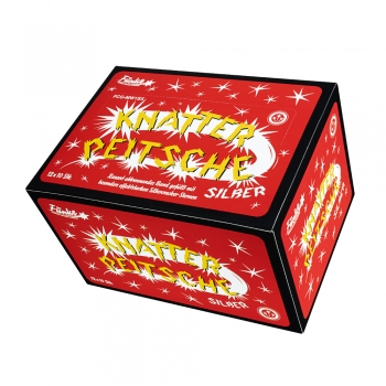 Knatterpeitsche Silber (10er Set)