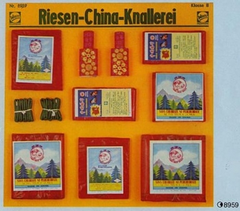 Riesen China Knallerei