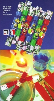 Knallbonbons "Red Roses" (6er-Sortiment)