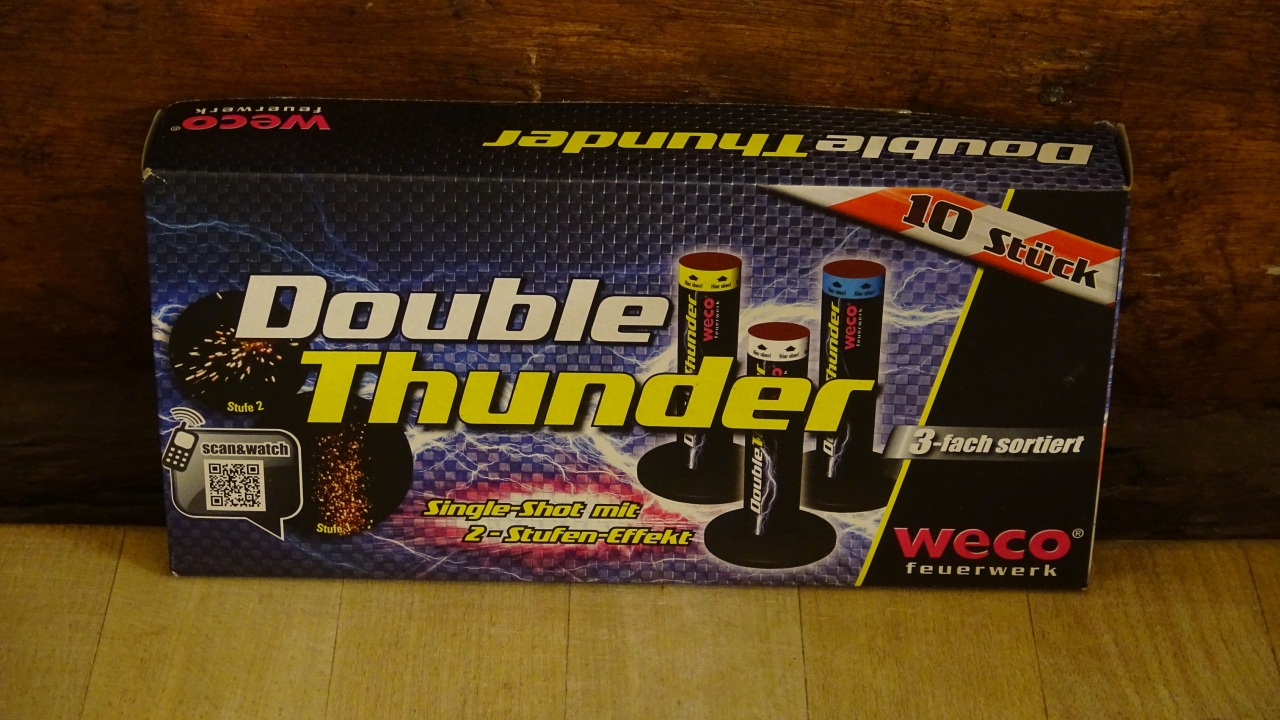 Datenbank Weco Feuerwerk Double Thunder